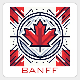 Banff BC Canada Sticker